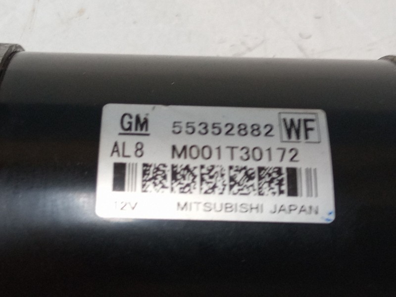 Recambio de motor arranque para opel astra j (p10) 2.0 cdti (68) referencia OEM IAM 55352882 M001T30172 