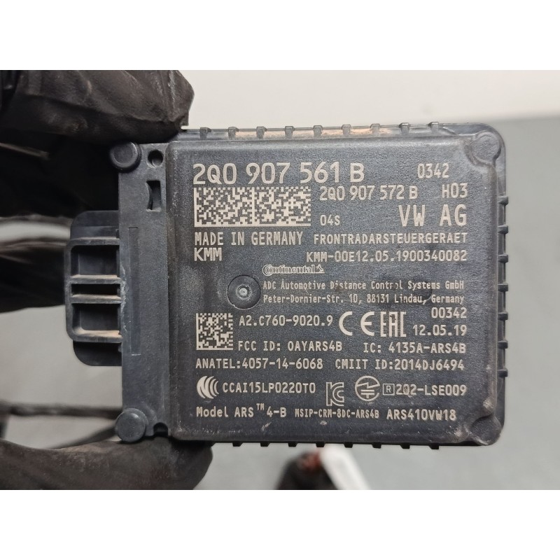 Recambio de modulo radar control distancia para seat ibiza v (kj1, kjg) 1.0 mpi referencia OEM IAM 2Q0907561B  