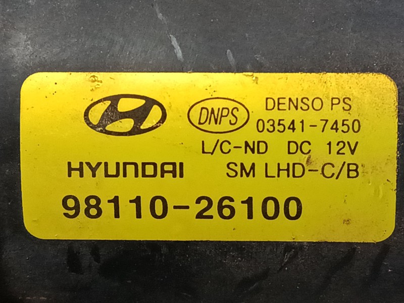 Recambio de motor limpia delantero para hyundai santa fé i (sm) 2.0 crdi 4x4 referencia OEM IAM 9811026100  