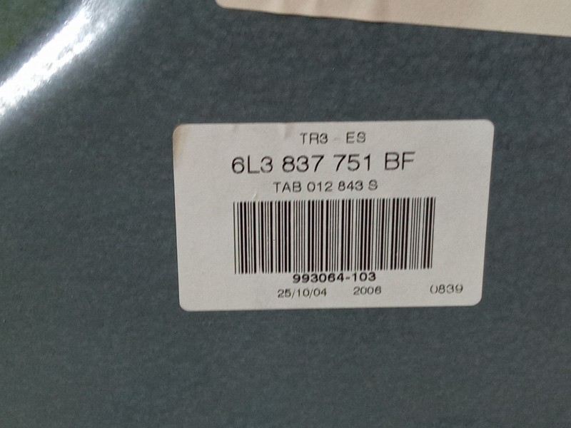 Recambio de elevalunas electrico izquierdo 3p para seat ibiza iii (6l1) 1.4 16v referencia OEM IAM   