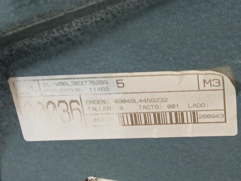 Recambio de elevalunas electrico derecho 3p para seat ibiza iii (6l1) 1.4 16v referencia OEM IAM   