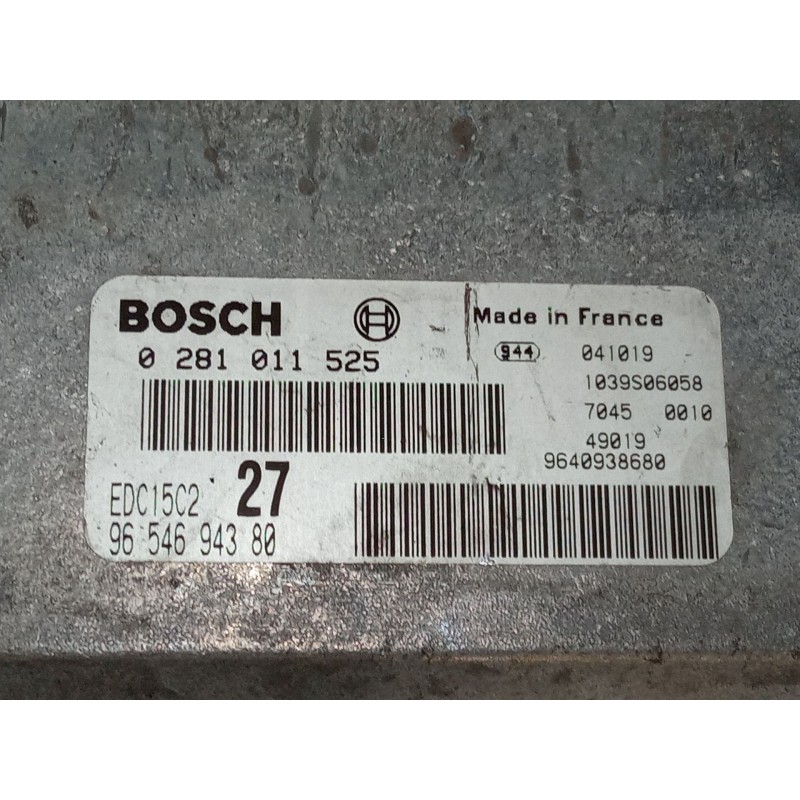 Recambio de centralita motor uce para peugeot 206 hatchback (2a/c) 2.0 hdi 90 referencia OEM IAM 9654694380  