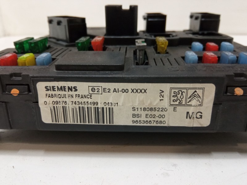 Recambio de bsi para peugeot 206 hatchback (2a/c) 2.0 hdi 90 referencia OEM IAM 9653661680  