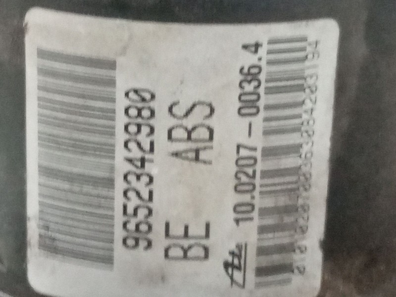 Recambio de abs para peugeot 206 hatchback (2a/c) 2.0 hdi 90 referencia OEM IAM 9652342980  