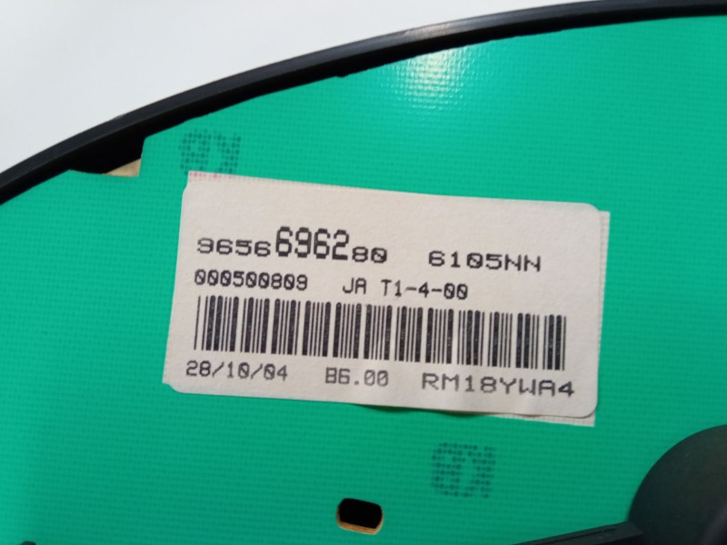 Recambio de cuadro instrumentos para peugeot 206 hatchback (2a/c) 2.0 hdi 90 referencia OEM IAM 9656696280  