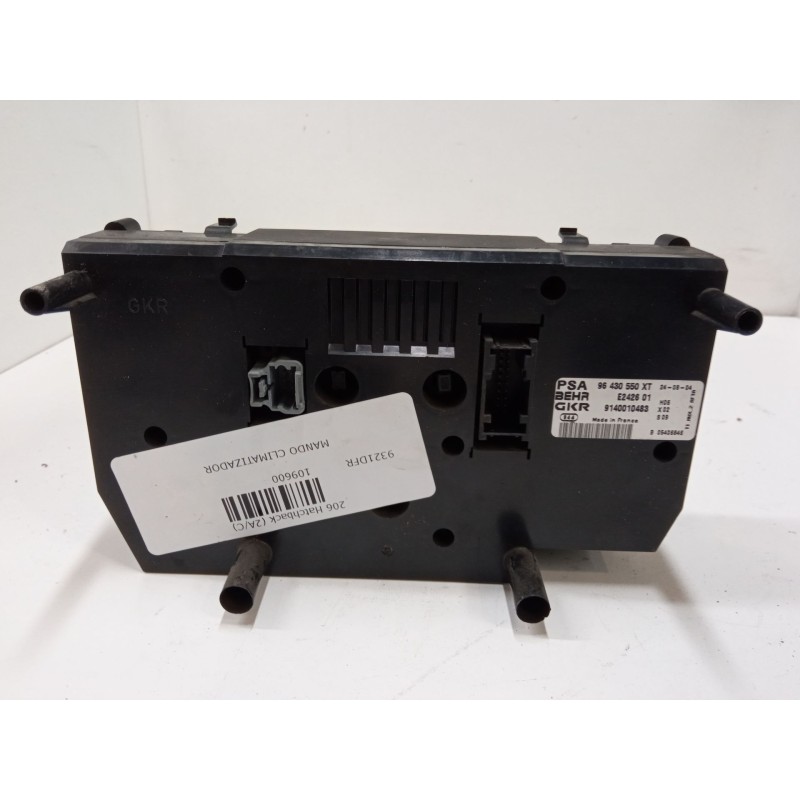 Recambio de mando climatizador para peugeot 206 hatchback (2a/c) 2.0 hdi 90 referencia OEM IAM 96430550XT  