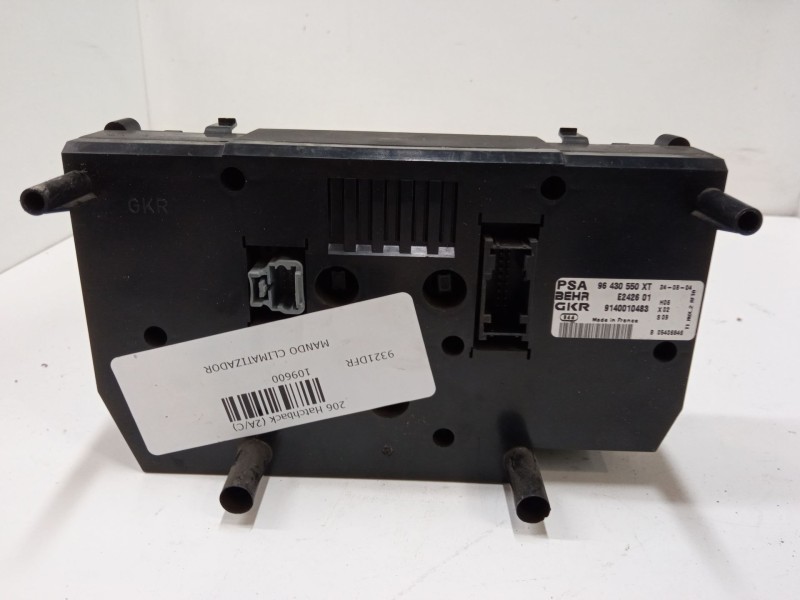 Recambio de mando climatizador para peugeot 206 hatchback (2a/c) 2.0 hdi 90 referencia OEM IAM 96430550XT  