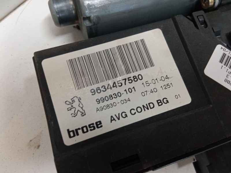 Recambio de elevalunas electrico delantero izquierdo para peugeot 307 (3a/c) 2.0 16v referencia OEM IAM 9634457580  