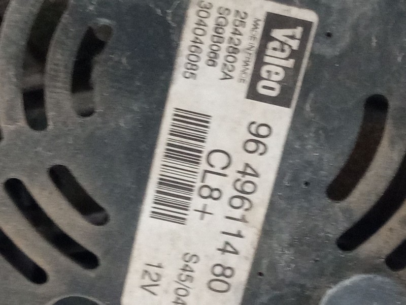Recambio de alternador para peugeot partner monospace (5_, g_) 1.9 d referencia OEM IAM 9649611480  