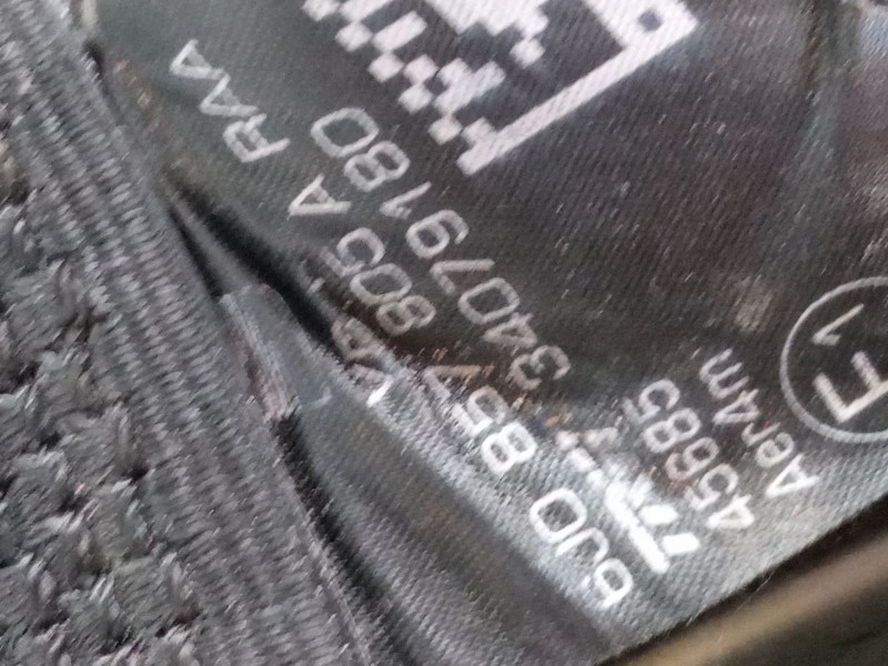 Recambio de cinturon seguridad trasero derecho para seat ibiza iv (6j5, 6p1) 1.2 tsi referencia OEM IAM   