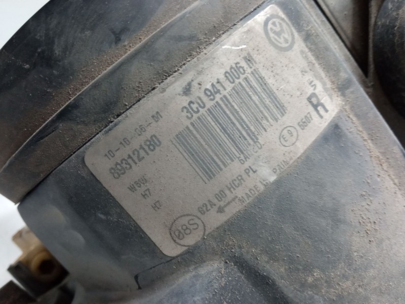 Recambio de faro derecho xenon para volkswagen passat b6 (3c2) 2.0 tdi referencia OEM IAM 3C0941006M  
