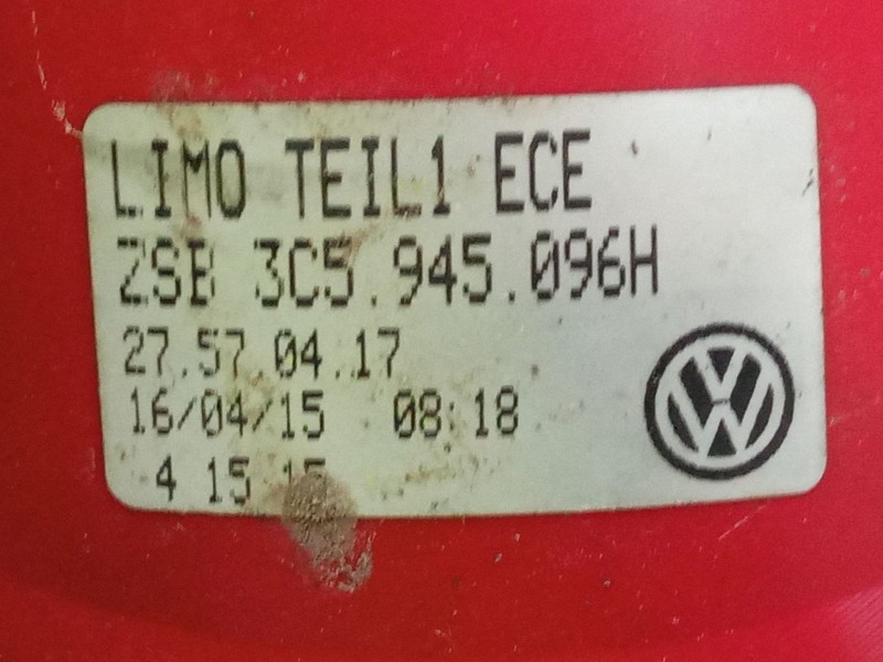 Recambio de piloto trasero derecho para volkswagen passat b6 (3c2) 2.0 tdi referencia OEM IAM 3C5945096H  