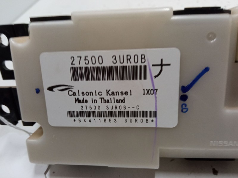 Recambio de mando climatizador para nissan x-trail ii (t31) 2.0 dci referencia OEM IAM 275003UR0B  