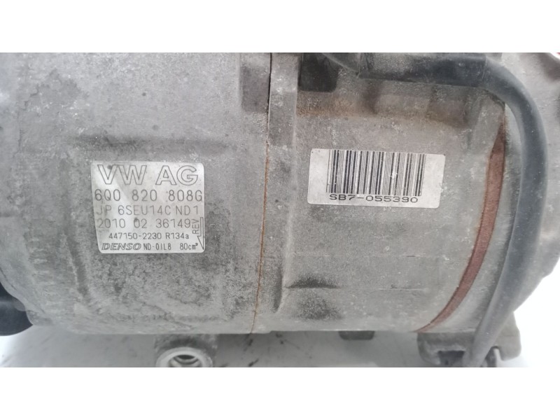 Recambio de compresor a/a para seat ibiza iv (6j5, 6p1) 1.4 tdi referencia OEM IAM 6q0820808g  