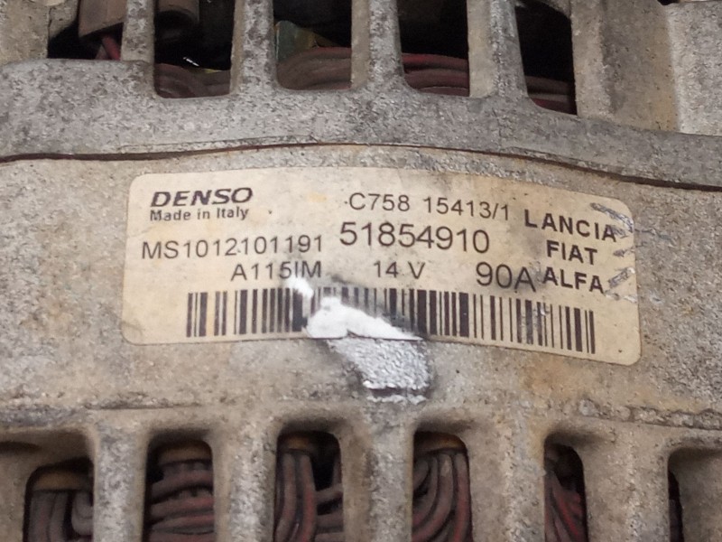 Recambio de alternador para fiat doblo cargo (263_) 1.3 d multijet referencia OEM IAM   