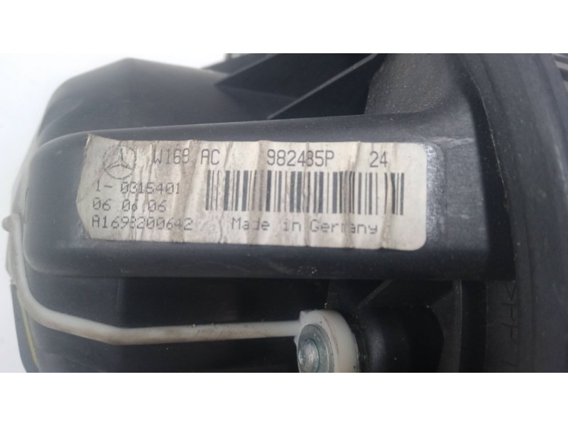 Recambio de motor calefaccion para mercedes-benz clase b sports tourer (w245) b 150 (245.231) referencia OEM IAM A1698200642  