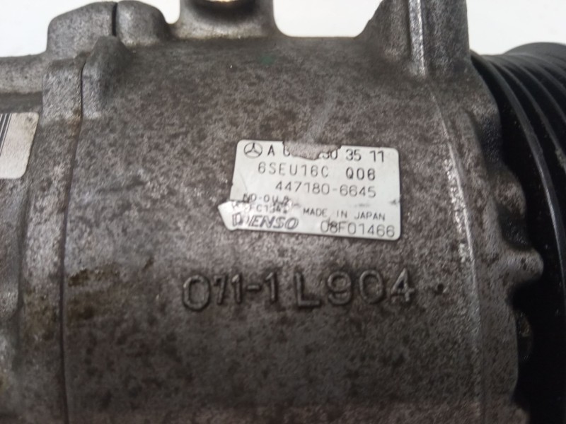 Recambio de compresor a/a para mercedes-benz clase a (w169) a 170 (169.032, 169.332) referencia OEM IAM   