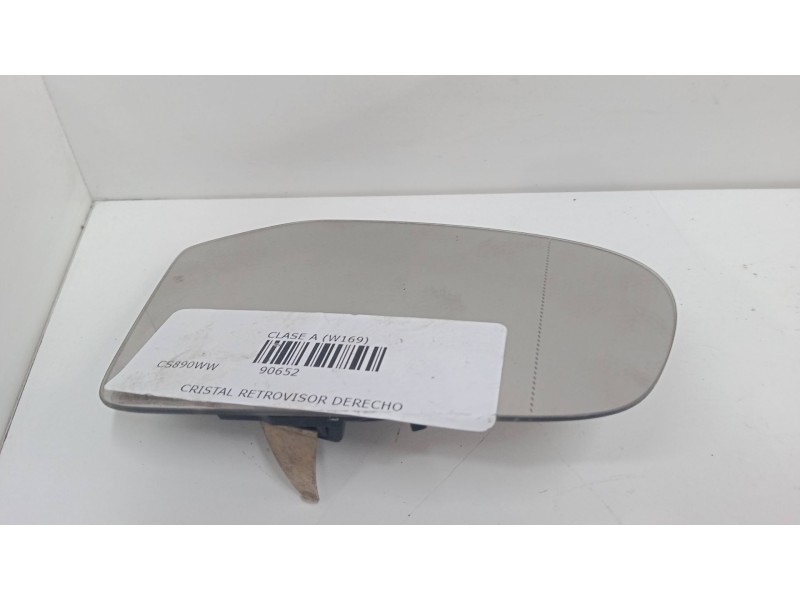 Recambio de cristal retrovisor derecho para mercedes-benz clase a (w169) a 170 (169.032, 169.332) referencia OEM IAM   