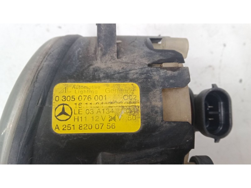 Recambio de faro antiniebla izquierdo para mercedes-benz clase a (w169) a 170 (169.032, 169.332) referencia OEM IAM A2518200456 