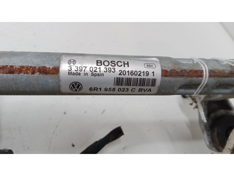 Recambio de motor limpia delantero para volkswagen polo v (6r1, 6c1) 1.0 referencia OEM IAM 6r1955023c  3397021393