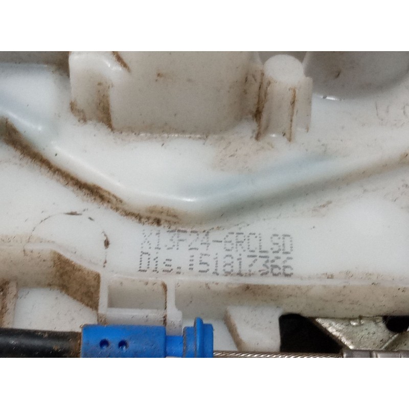 Recambio de cerradura puerta delantera derecha para fiat doblo cargo (263_) 1.3 d multijet referencia OEM IAM 5117366  