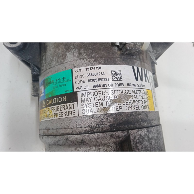 Recambio de compresor a/a para opel astra h gtc (a04) 1.8 (l08) referencia OEM IAM 13124750 10205150327 383601234