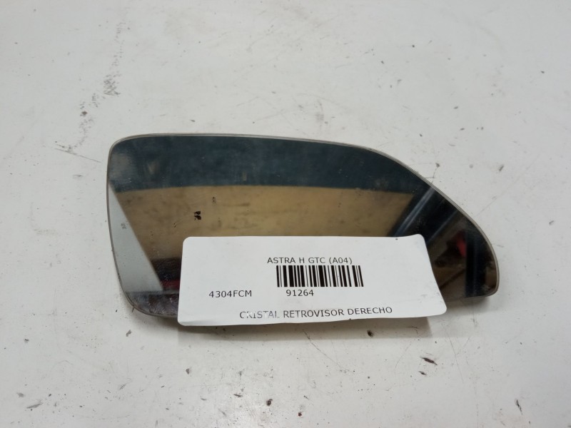 Recambio de cristal retrovisor derecho para opel astra h gtc (a04) 1.8 (l08) referencia OEM IAM   