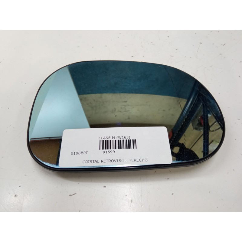 Recambio de cristal retrovisor derecho para mercedes-benz clase m (w163) ml 430 (163.172) referencia OEM IAM   