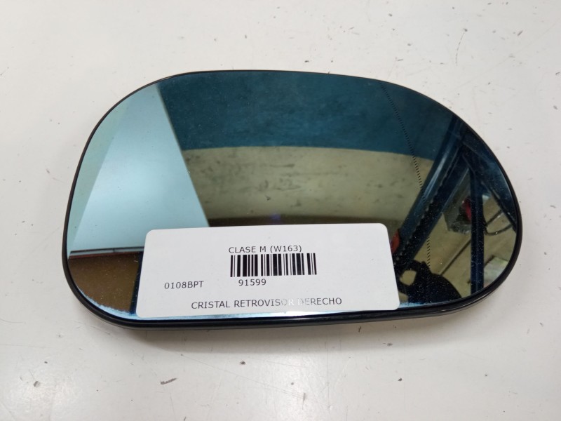 Recambio de cristal retrovisor derecho para mercedes-benz clase m (w163) ml 430 (163.172) referencia OEM IAM   