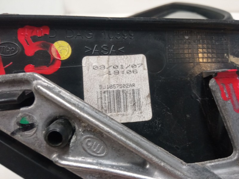 Recambio de retrovisor electrico derecho para skoda roomster (5j7) 1.6 referencia OEM IAM 5J1857502AR  