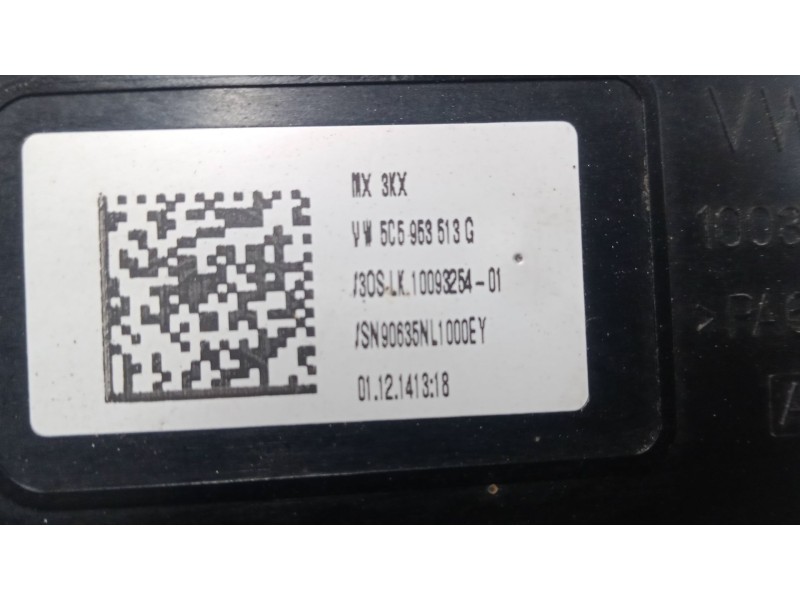 Recambio de mando luces para volkswagen beetle descapotable (5c7, 5c8) 1.2 tsi referencia OEM IAM 5C6963513G  