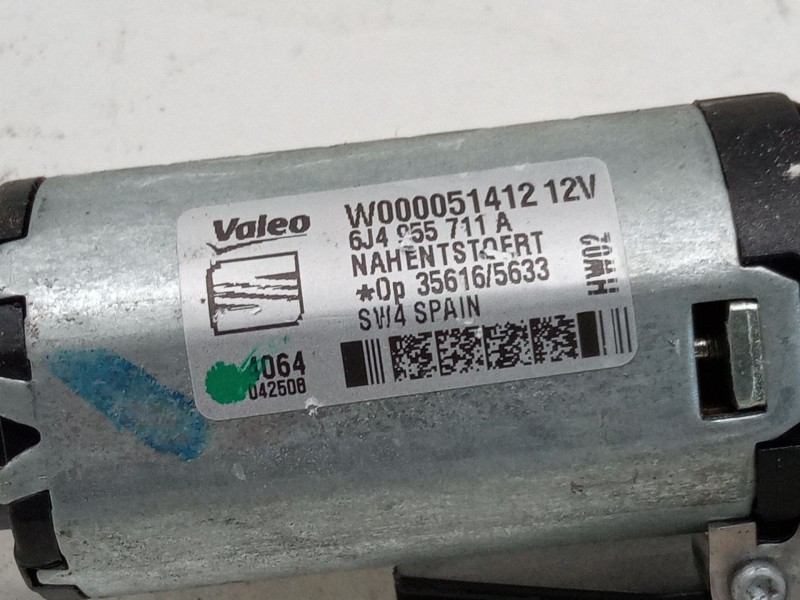 Recambio de motor limpia trasero para seat ibiza iv (6j5, 6p1) 1.2 tsi referencia OEM IAM 6J4955711  