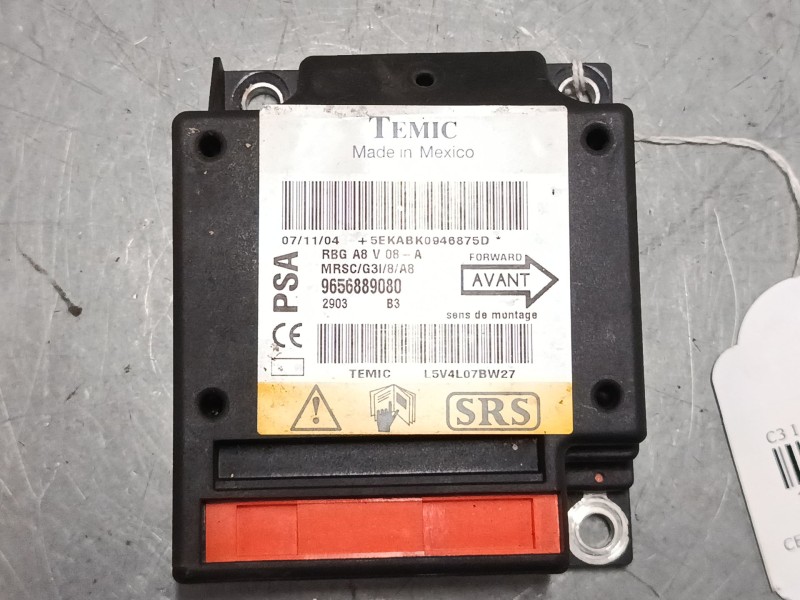 Recambio de centralita airbag para citroën c3 i (fc_, fn_) 1.4 i referencia OEM IAM 9656889080  