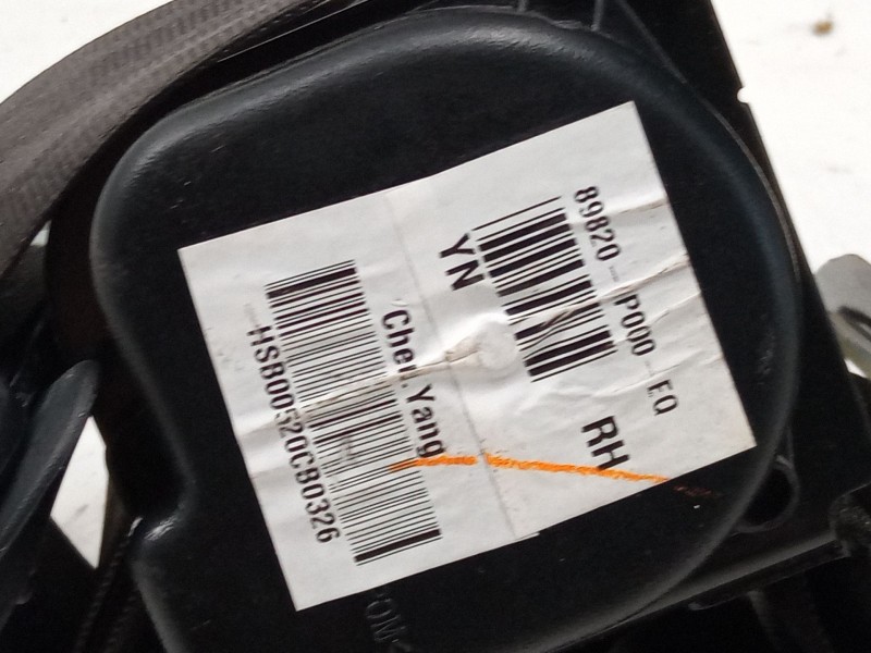 Recambio de cinturon seguridad trasero derecho para hyundai ix20 (jc) 1.4 referencia OEM IAM 89820P000  