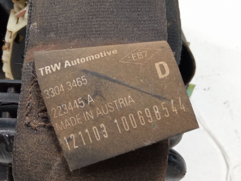 Recambio de cinturon seguridad delantero derecho para renault kangoo (kc0/1_) 1.9 dci 4x4 referencia OEM IAM   