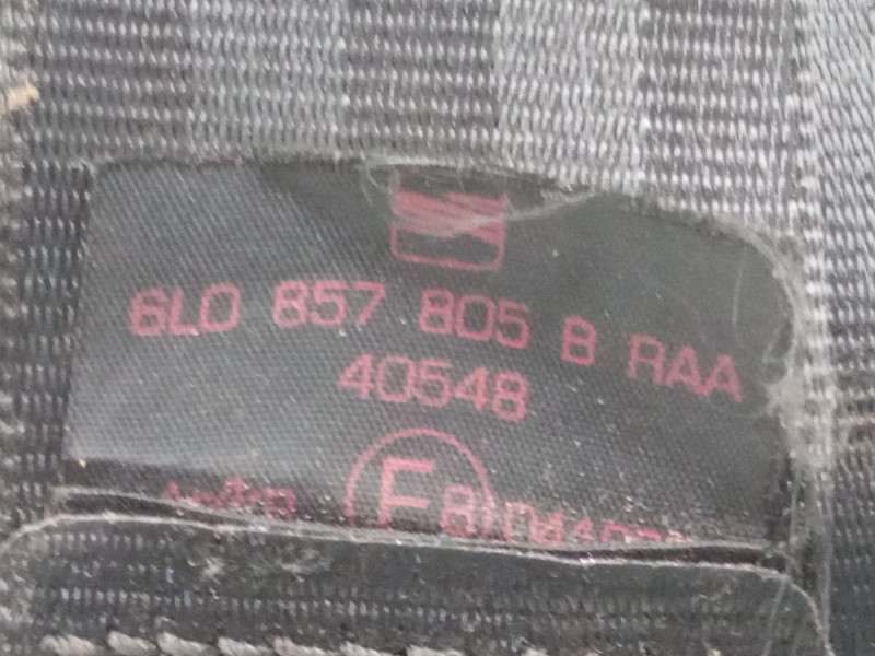 Recambio de cinturon seguridad trasero derecho para seat ibiza iii (6l1) 1.4 tdi referencia OEM IAM   