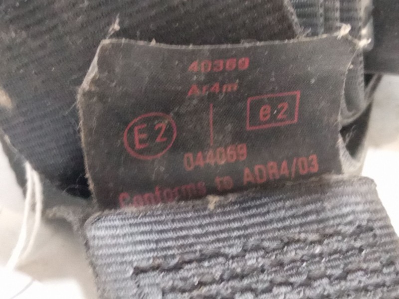 Recambio de cinturon seguridad trasero derecho para citroën berlingo / berlingo first monospace (mf_, gjk_, gfk_) 1.6 hdi 75 (mf