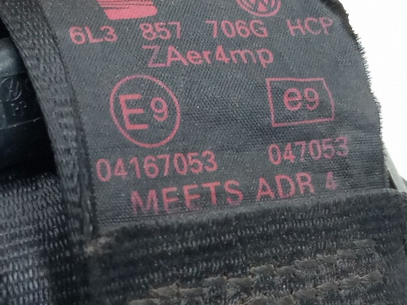 Recambio de cinturon seguridad delantero derecho 3p para seat ibiza iii (6l1) 1.4 16v referencia OEM IAM   