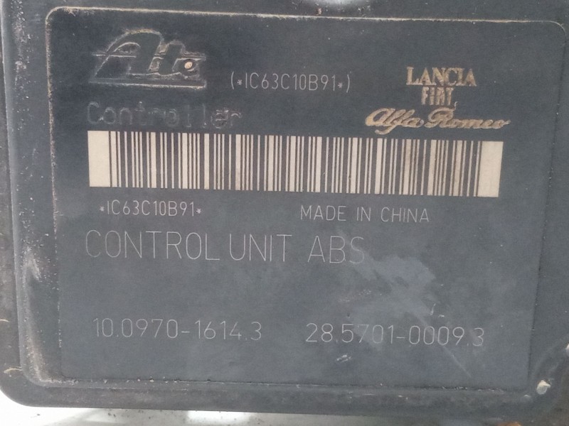 Recambio de abs para fiat doblo cargo (263_) 1.3 d multijet referencia OEM IAM 51902576  