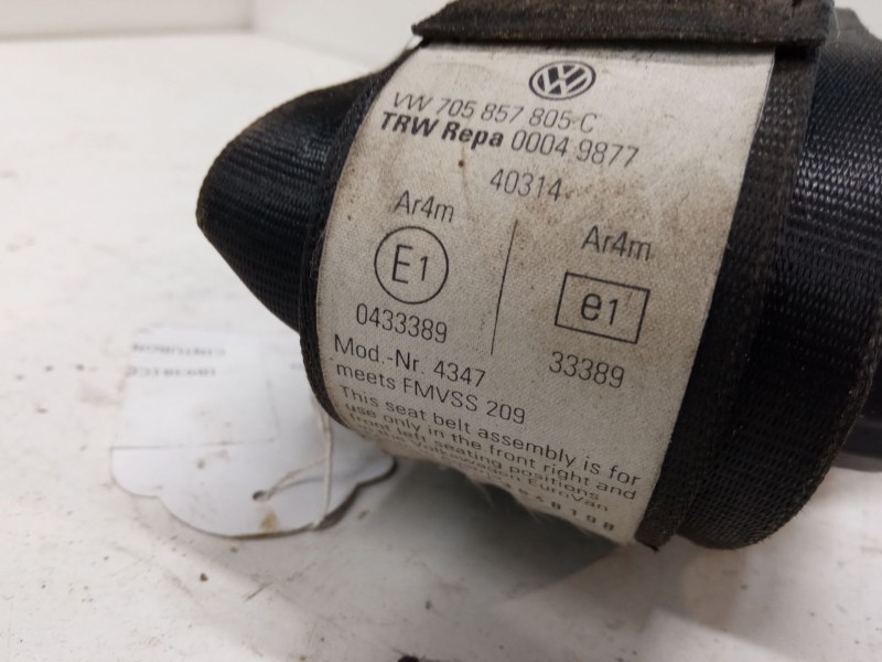 Recambio de cinturon seguridad delantero izquierdo para volkswagen caravelle 2,4 5v 2-aab-2m referencia OEM IAM   