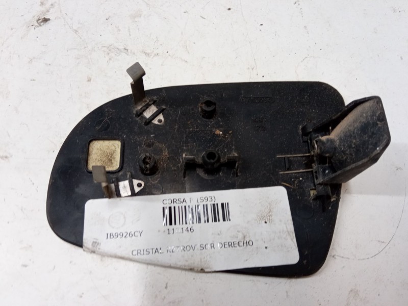 Recambio de cristal retrovisor derecho para opel corsa b (s93) 1.7 d (f08, f68, m68) referencia OEM IAM   