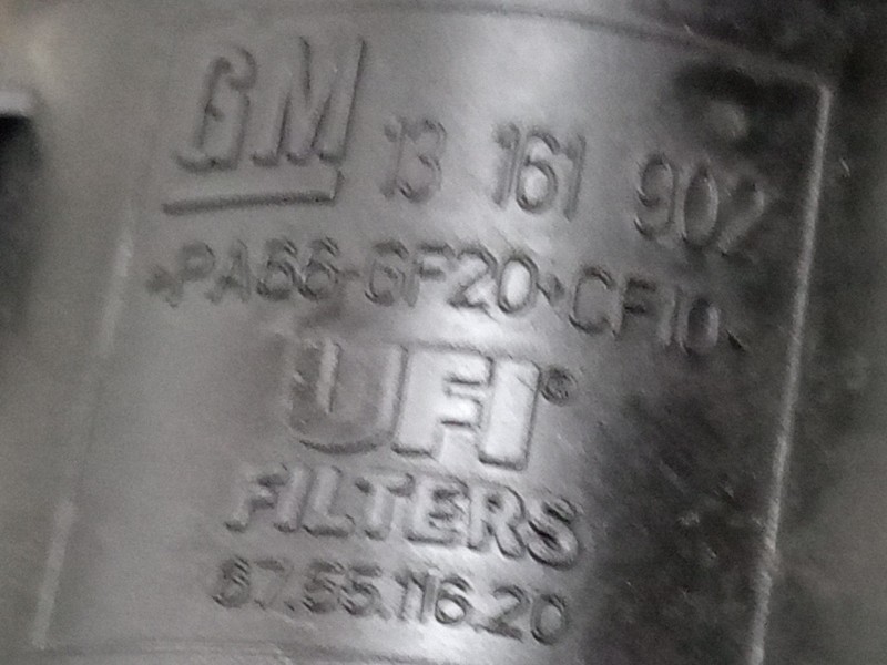 Recambio de cuerpo filtro gasoil para opel combo tour 1.3 cdti 16v referencia OEM IAM 13161902  