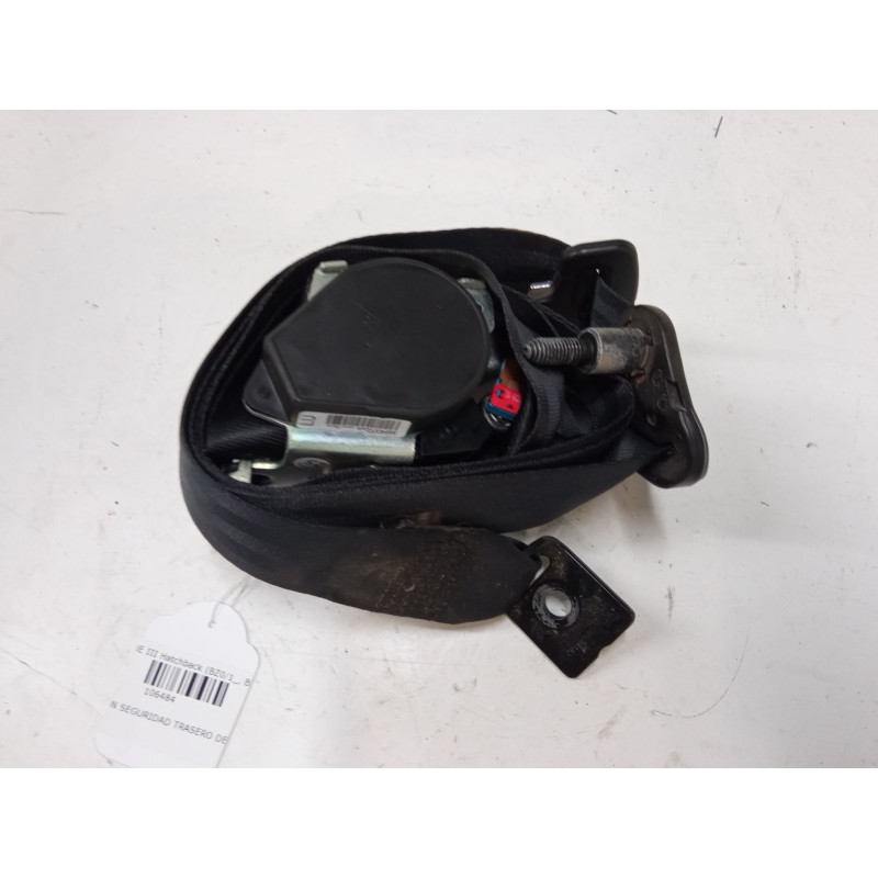 Recambio de cinturon seguridad trasero derecho para renault megane iii hatchback (bz0/1_, b3_) 1.6 16v (bz1b, bz1h) referencia O