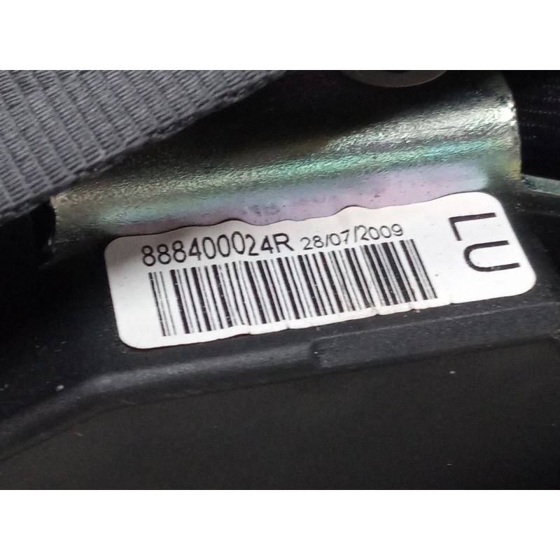 Recambio de cinturon seguridad trasero derecho para renault megane iii hatchback (bz0/1_, b3_) 1.6 16v (bz1b, bz1h) referencia O