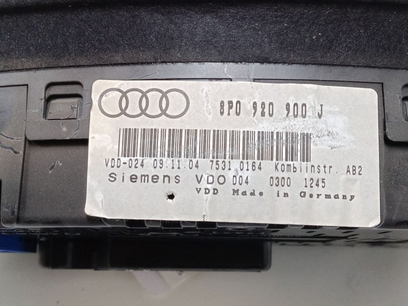 Recambio de cuadro instrumentos para audi a3 sportback (8pa) 1.6 fsi referencia OEM IAM   