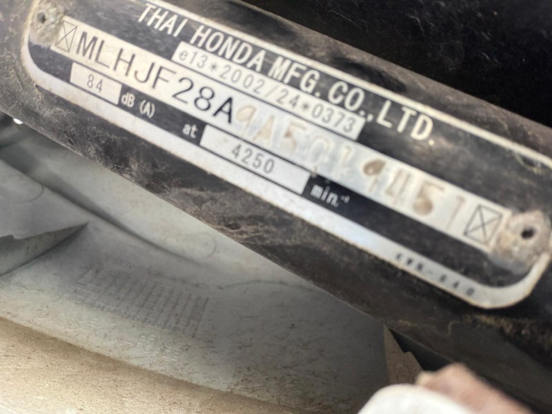 honda www125ex del año 2011