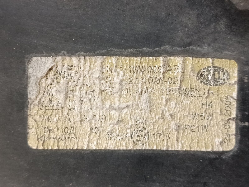 Recambio de faro derecho para ford fusion (ju_) 1.6 referencia OEM IAM   