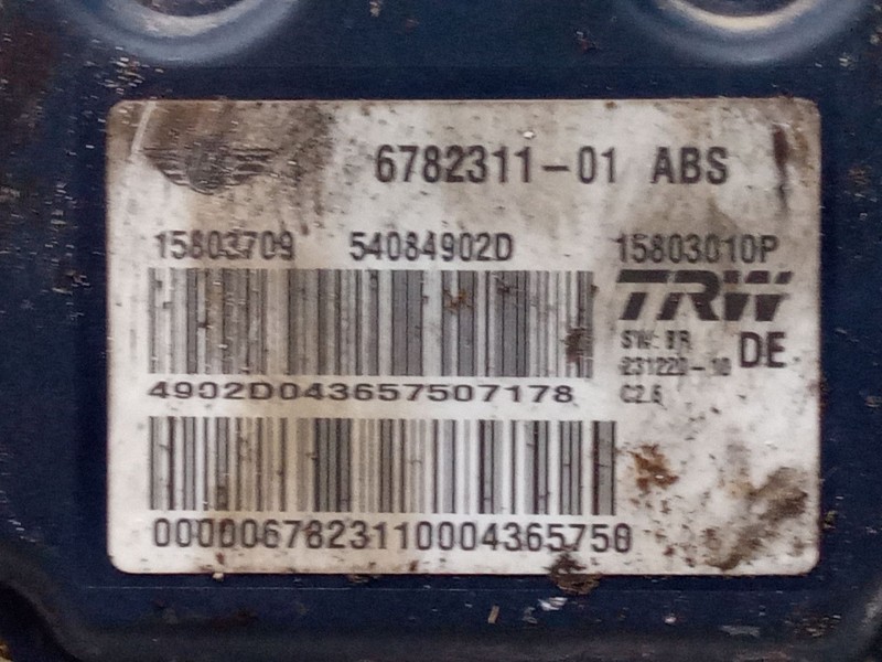 Recambio de abs para mini mini (r56) one referencia OEM IAM 678231101 15803010P 15803709