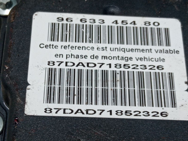 Recambio de abs para peugeot 307 sw (3h) 1.6 hdi 110 referencia OEM IAM 966345480 0265800406 