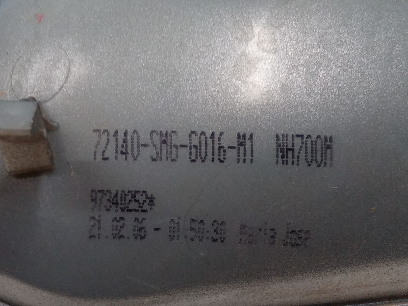 Recambio de maneta exterior puerta delantera derecha para honda civic viii hatchback (fn, fk) 2.2 ctdi (fk3) referencia OEM IAM 